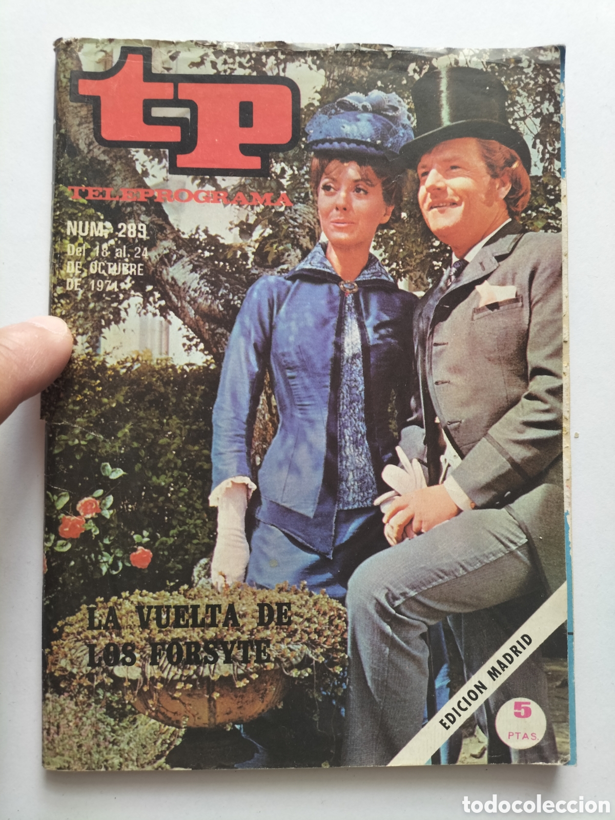 Coleccionismo de revista Teleprograma: Teleprograma TP. N&uacute;m 289. Saga Forsyte - Foto 1