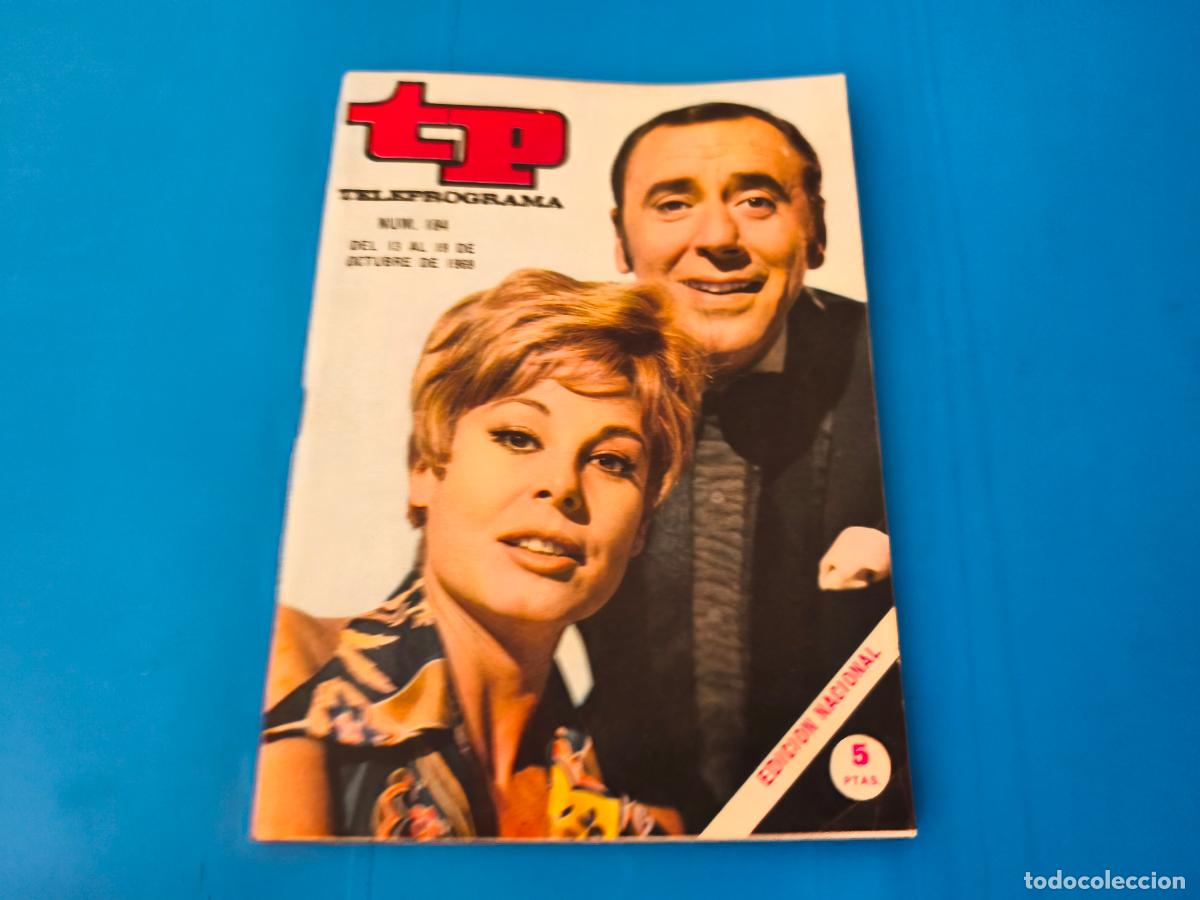 Coleccionismo de revista Teleprograma: REVISTA TP TELEPROGRAMA LAURA VALENZUELA Y JOAQUIN PRAT N&ordm; 184