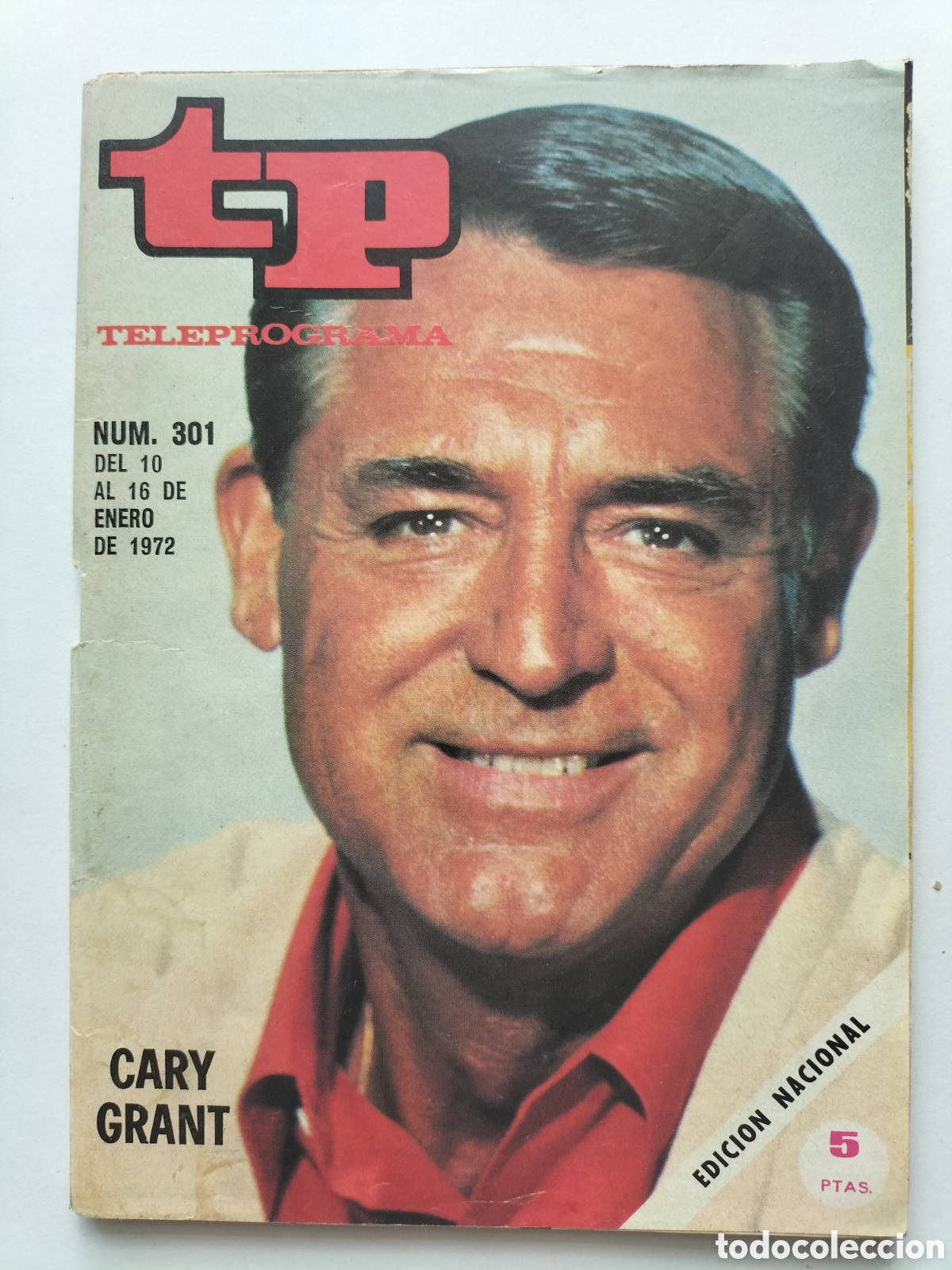 Coleccionismo de revista Teleprograma: Teleprograma TP n&uacute;mero 301. Cary Grant - Foto 1