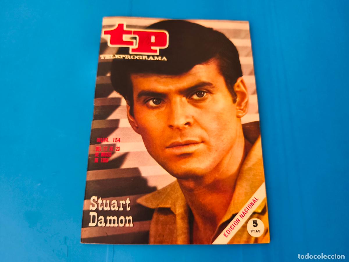 Coleccionismo de revista Teleprograma: REVISTA TP TELEPROGRAMA STUART DAMON N&ordm; 154