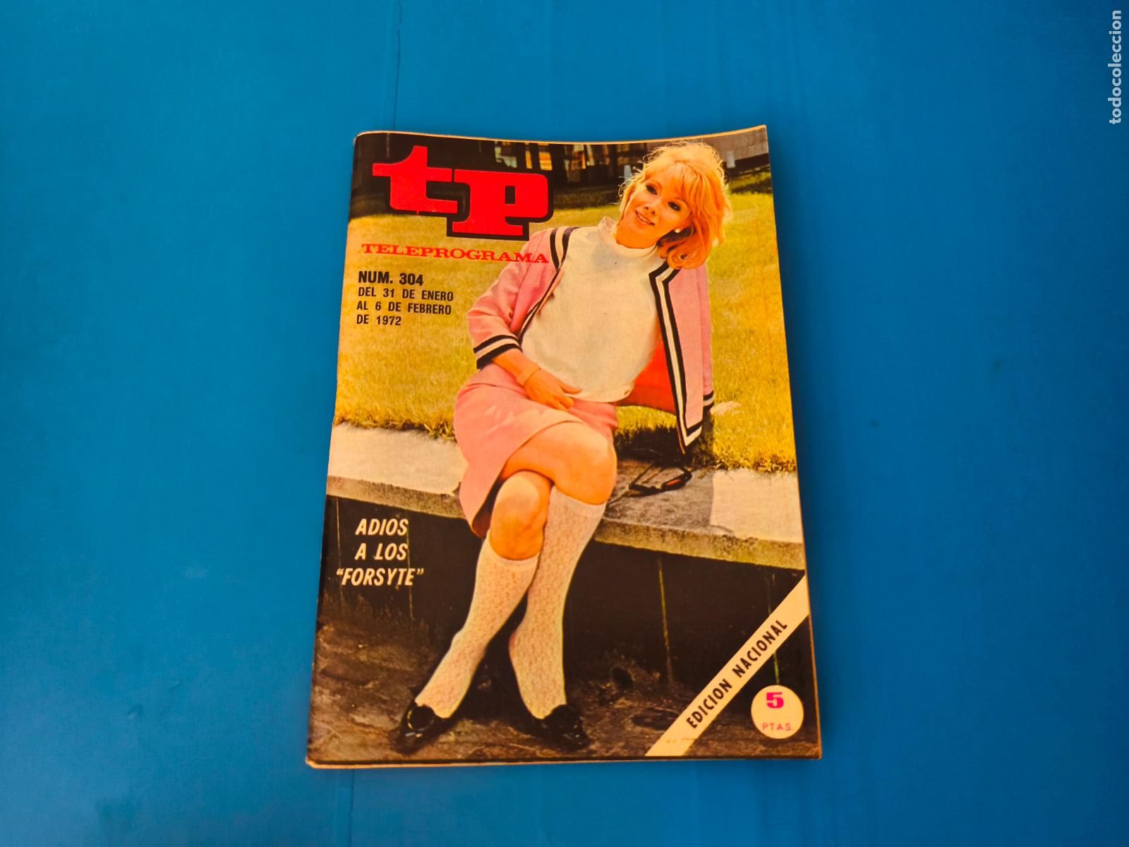 Coleccionismo de revista Teleprograma: REVISTA TP TELEPROGRAMA ADIOS A LOS FORSYTE N&ordm; 304