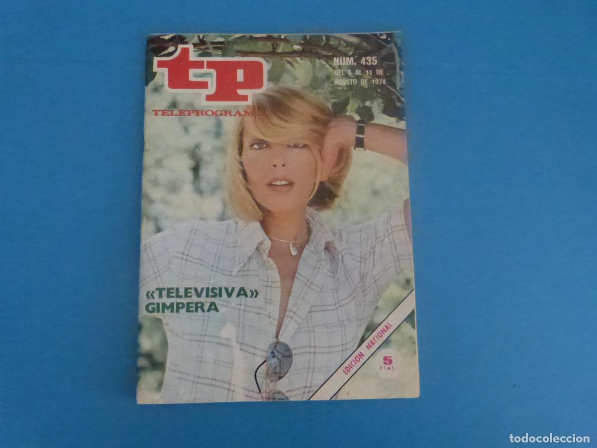 Coleccionismo de revista Teleprograma: REVISTA TP TELEPROGRAMA TELEVISIVA GIMPERA N&ordm; 435