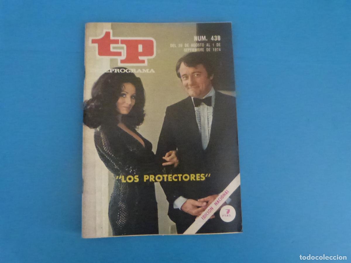 Coleccionismo de revista Teleprograma: REVISTA TP TELEPROGRAMA TELEVISIVA LOS PROTECTORES N&ordm; 438 - Foto 1