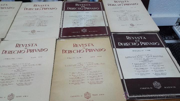 Coleccionismo de Revista Temas Españoles: 8 Revistas de Derecho Privado. Números desde 1950-1956. Impreso en Calle Caracas 21, Madrid. - Foto 3 - 50779508