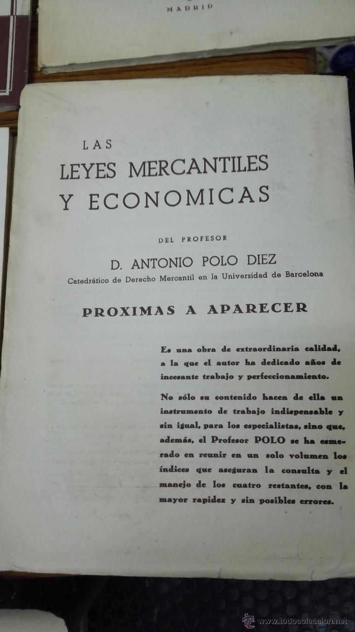 Coleccionismo de Revista Temas Españoles: 8 Revistas de Derecho Privado. Números desde 1950-1956. Impreso en Calle Caracas 21, Madrid. - Foto 10 - 50779508