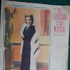 Coleccionismo de Revista Temas Españoles: EL HOGAR Y LA MODA MARZO DE 1.945. Lote 53721730