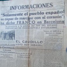 Coleccionismo de Revista Temas Españoles: INFORMACIONES 27 DE ENERO DE 1942. Lote 53854070