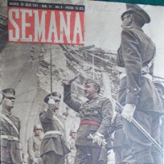 Coleccionismo de Revista Temas Españoles: SEMANA 29 DE JULIO DE 1.941. Lote 53899351