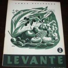 Coleccionismo de Revista Temas Españoles: TEMAS ESPAÑOLES Nº 114 - LEVANTE - 1954