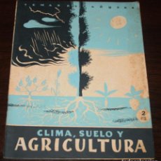 Coleccionismo de Revista Temas Españoles: TEMAS ESPAÑOLES Nº 16 - CLIMA, SUELO Y AGRICULTURA - 1952