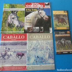 Coleccionismo de Revista Temas Españoles: LOTE DE REVISTAS EL CABALLO ESPAÑOL Y TROFEO CABALLO + DVDS Y CARTELES. Lote 110543119