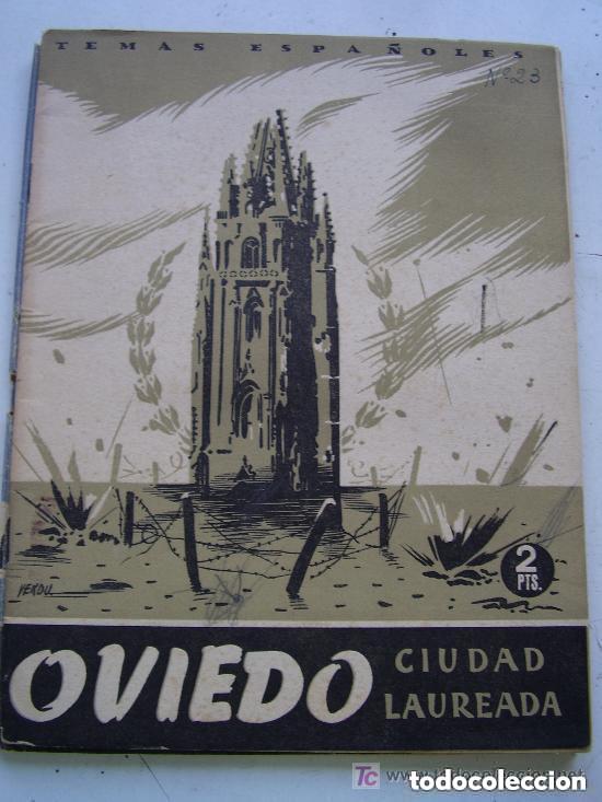 Coleccionismo de Revista Temas Españoles: TEMAS ESPAÑOLES : OVIEDO, CIUDAD LAUREADA , DE ALVAR FAÑEZ. AÑOS 50. - Foto 1 - 112893747