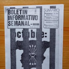 Coleccionismo de Revista Temas Españoles: BOLETIN INFORMATIVO SEMANAL FALANGE ESPAÑOLA DE LAS J.O.N.S. Nº 4-1976 (FOTOCOPIA) + REGALO FICHA: S. Lote 193423740
