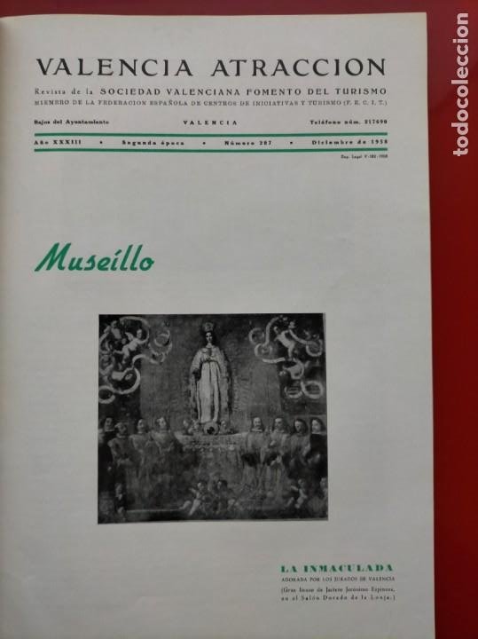 Coleccionismo de Revista Temas Españoles: VALENCIA ATRACCION, 2 REVISTAS ANTIGUAS , AÑOS NOVIEMBRE 1956- DICIEMBRE 1958 - Foto 7 - 222269687