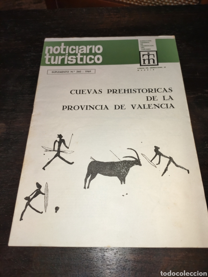 Coleccionismo de Revista Temas Españoles: Cuevas prehistóricas de la provincia de Valencia. Noticiario turístico. Suplemento número 260 - 1969 - Foto 1 - 272086123