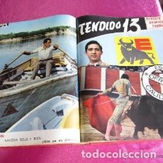 Coleccionismo de Revista Temas Españoles: TENDIDO 13 REVISTA TAURINA 1 AL 19 EN UN TOMO AÑO 1967, L1C2. Lote 276649893