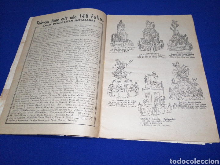 Coleccionismo de Revista Temas Españoles: EL FALLERO 1946 FALLAS DE VALENCIA - Foto 2 - 279466733