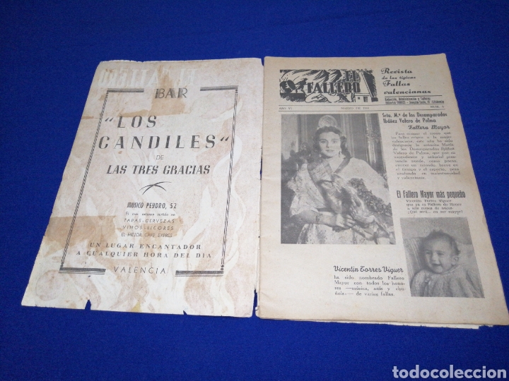 Coleccionismo de Revista Temas Españoles: EL FALLERO 1946 FALLAS DE VALENCIA - Foto 4 - 279466733