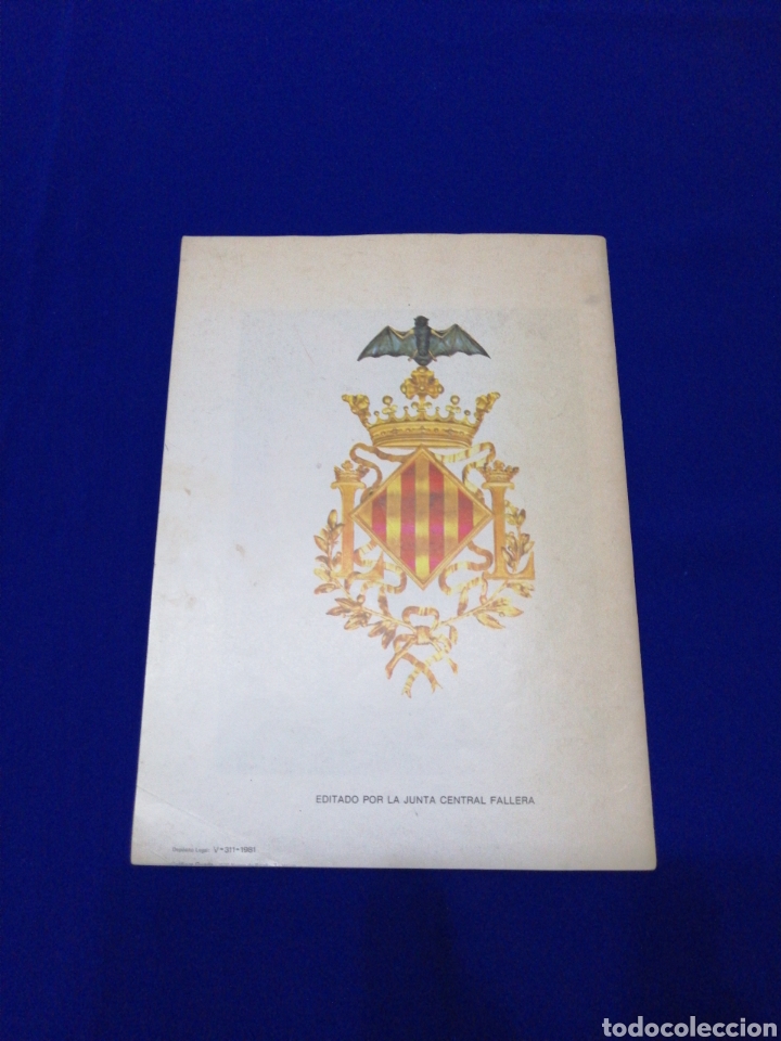 Coleccionismo de revista Temas Espa&ntilde;oles: PROGRAMA OFICIAL DE FALLAS 1981 JUNTA CENTRAL FALLERA - Foto 5