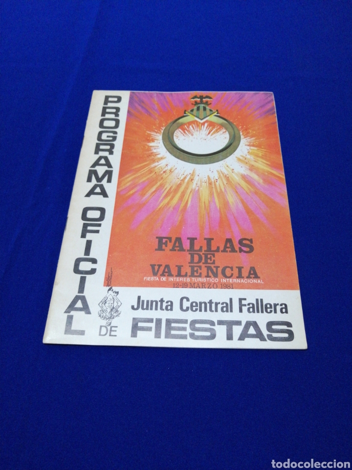 Coleccionismo de revista Temas Espa&ntilde;oles: PROGRAMA OFICIAL DE FALLAS 1981 JUNTA CENTRAL FALLERA - Foto 1