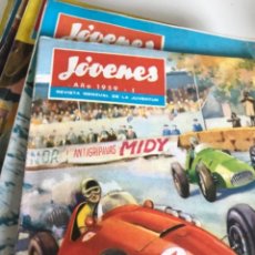 Coleccionismo de Revista Temas Españoles: REVISTA JÓVENES. REVISTA MENSUAL DE LA JUVENTUD. 1959. 7 NÚMEROS. COMIC.