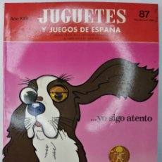 Coleccionismo de Revista Temas Españoles: REVISTA JUGUETES Y JUEGOS DE ESPAÑA Nº87 SEPTIEMBRE 1983