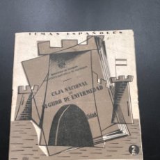Coleccionismo de Revista Temas Españoles: REVISTA. TEMAS ESPAÑOLES. Nº 106.- EL SEGURO DE ENFERMEDAD. ALFREDO ISASI GARCIA. MADRID, 1954. Lote 330121303