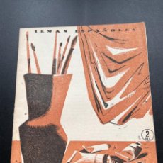 Coleccionismo de Revista Temas Españoles: REVISTA. TEMAS ESPAÑOLES. Nº 109.- PINTORES ESPAÑOLES. FRANCISCO POMPEY. MADRID, 1954. Lote 330121543