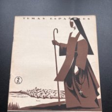Collezionismo di Rivista Temas Españoles: REVISTA. TEMAS ESPAÑOLES. Nº 127.- SANTA TERESA DE JESUS. ALFREDO ISASI GARCÍA. MADRID, 1954