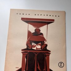 Coleccionismo de Revista Temas Españoles: REVISTA. TEMAS ESPAÑOLES. Nº 193.- FRAY LUIS DE LEON. VENANCIO LUIS AGUDO. MADRID,1955