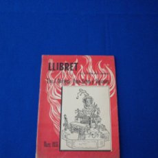 Coleccionismo de Revista Temas Españoles: FALLA FRAY J. RODRÍGUEZ PINTOR CORTINA AÑO 1955 LLIBRET. Lote 347350218