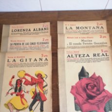 Coleccionismo de Revista Temas Españoles: 6 REVISTAS LITERARIAS NOVELAS Y CUENTOS