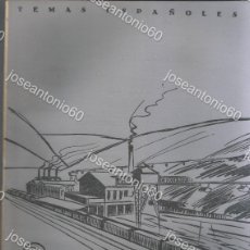 Coleccionismo de Revista Temas Españoles: APROVECHAMIENTOS TÉRMICOS. VIDAL BENITO REVUELTA. PUBLICADO EN 1958. Nº 363