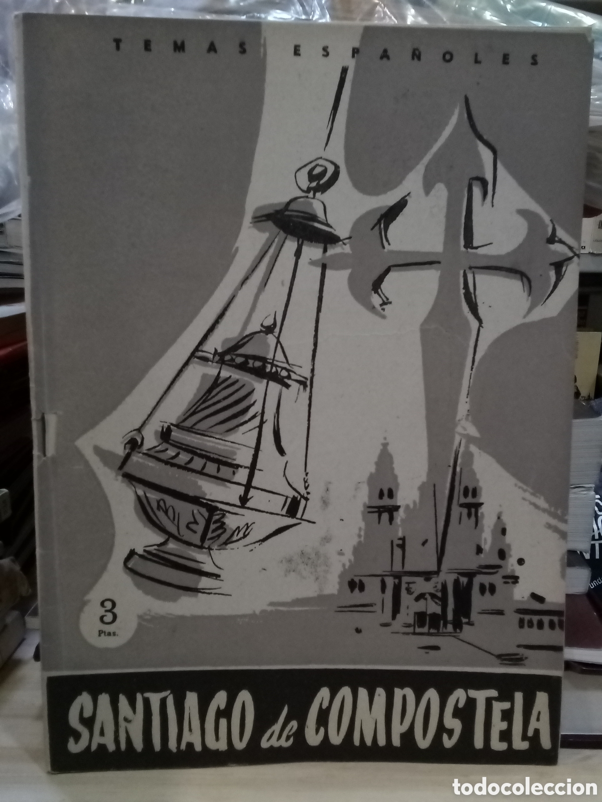 Coleccionismo de Revista Temas Espa&ntilde;oles: Santiago de Compostela