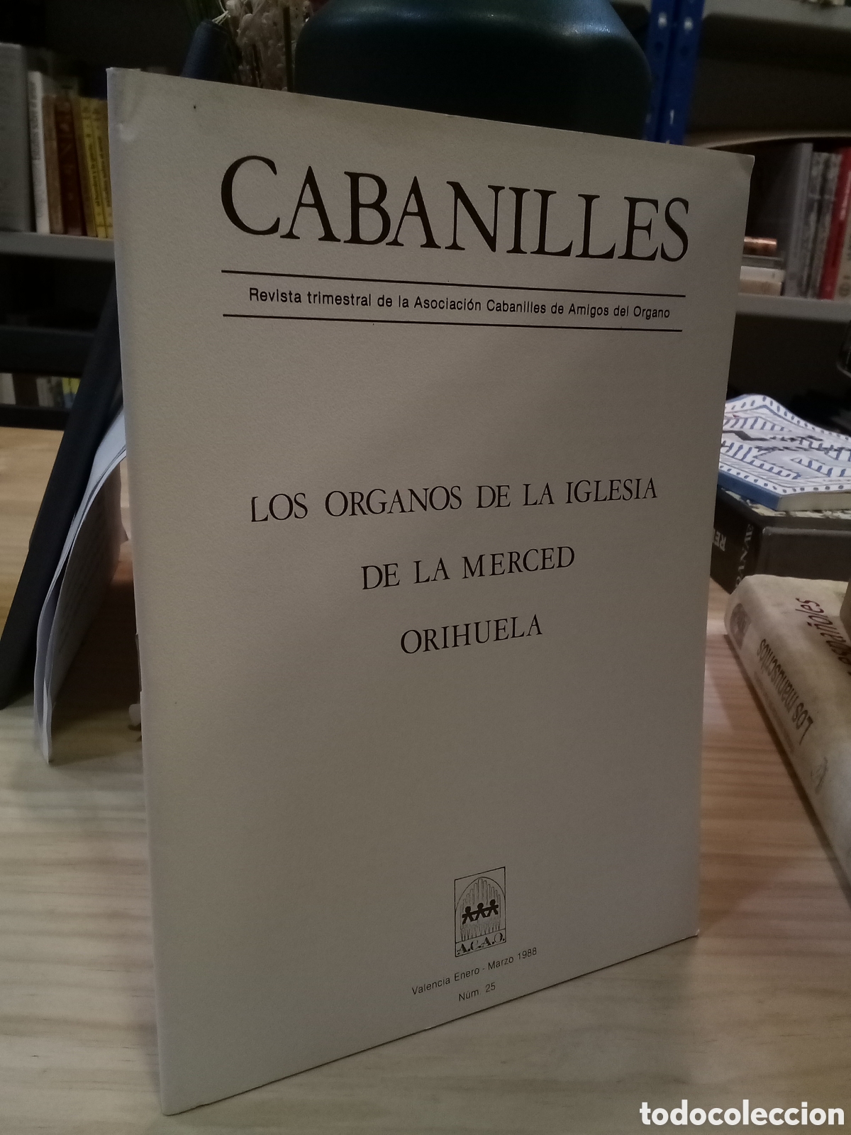 Coleccionismo de Revista Temas Espa&ntilde;oles: Cabanillas, N&uacute;m. 25 - Los &oacute;rganos de la iglesia de la merced Orihuelo