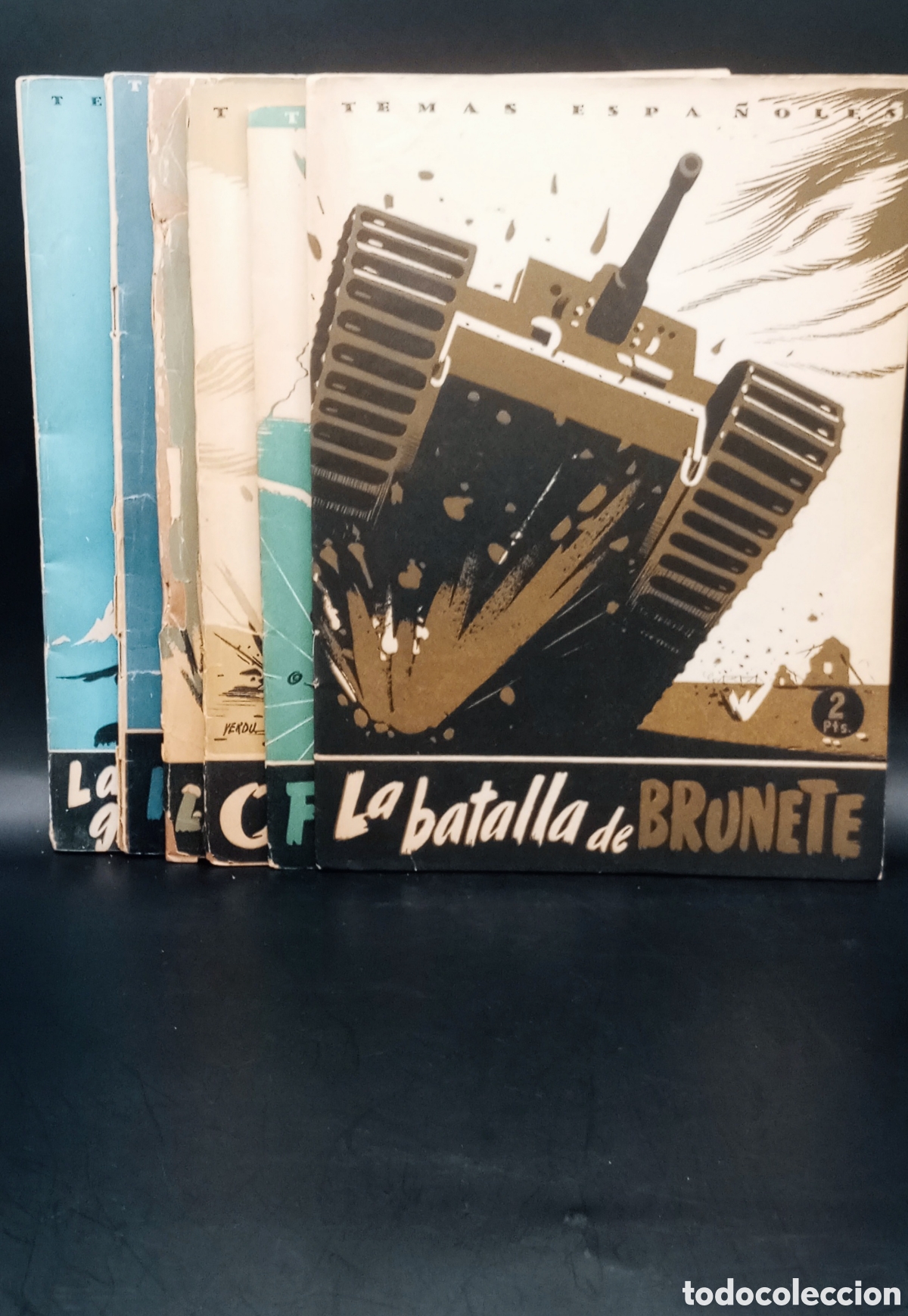 Coleccionismo de Revista Temas Espa&ntilde;oles: LOTE DE 6 VOLUMES (TEMAS ESPA&Ntilde;OLES) A&Ntilde;O 1952. LOS DE LAS FOTOS.