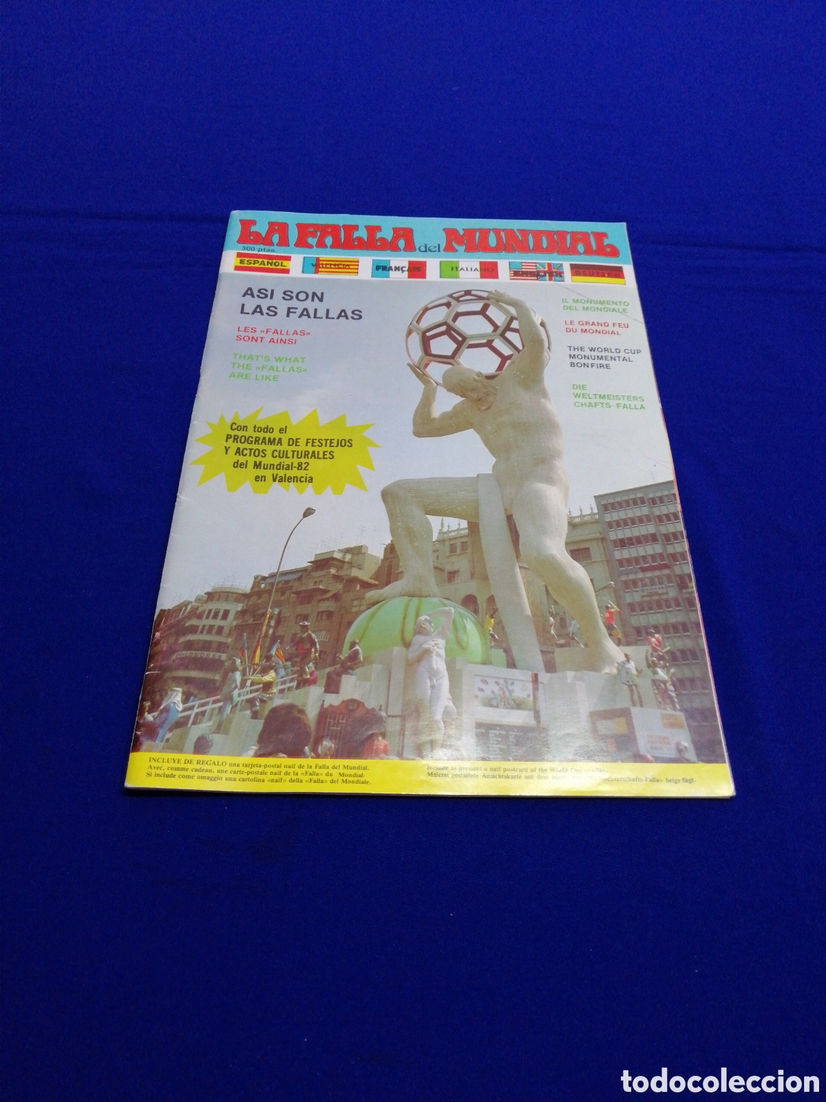 Sammeln von Zeitschriften Temas Espa&ntilde;oles: LA FALLA DEL MUNDIAL (NO INCLUIDA TARJETA POSTAL) PUBLICIDAD DISCOTECAS VALENCIANAS MOVIDA VALENCIA