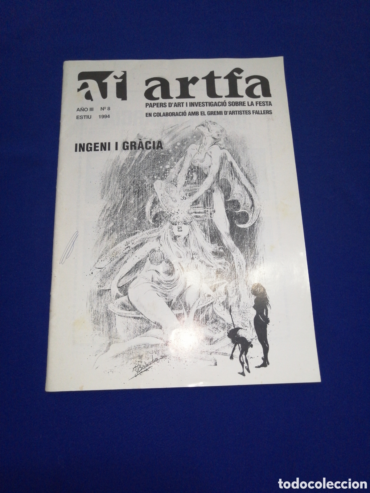 Colecionismo da Revista Temas Espa&ntilde;oles: ARTFA N&Uacute;MERO 8 1994 PAPERS D'ART I INVESTIGACI&Oacute;N SOBRE LA FESTA GREMI D'ARTISTES FALLERS