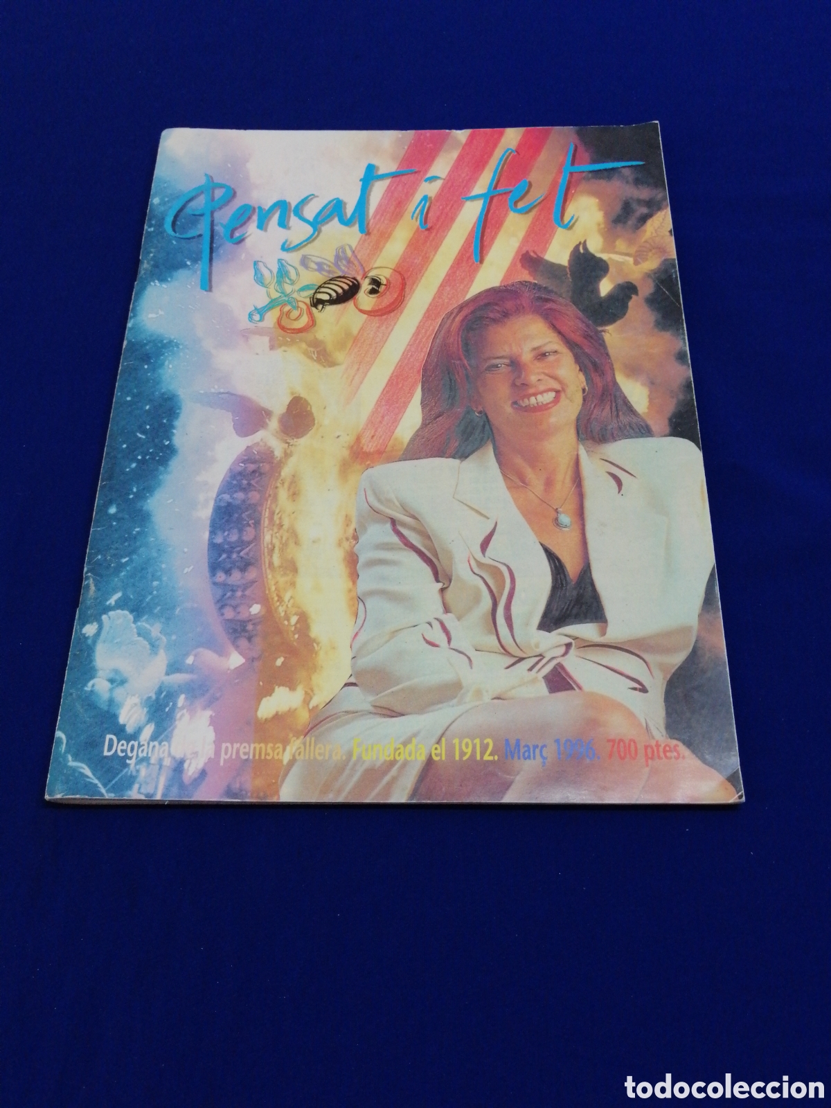 Collectionnisme de Magazine Temas Espa&ntilde;oles: PENSAT Y FET A&Ntilde;O 1996 REVISTA FALLERA - PUBLICIDAD RUTA DEL BACALAO - PORTADA CARMEN ALBORS