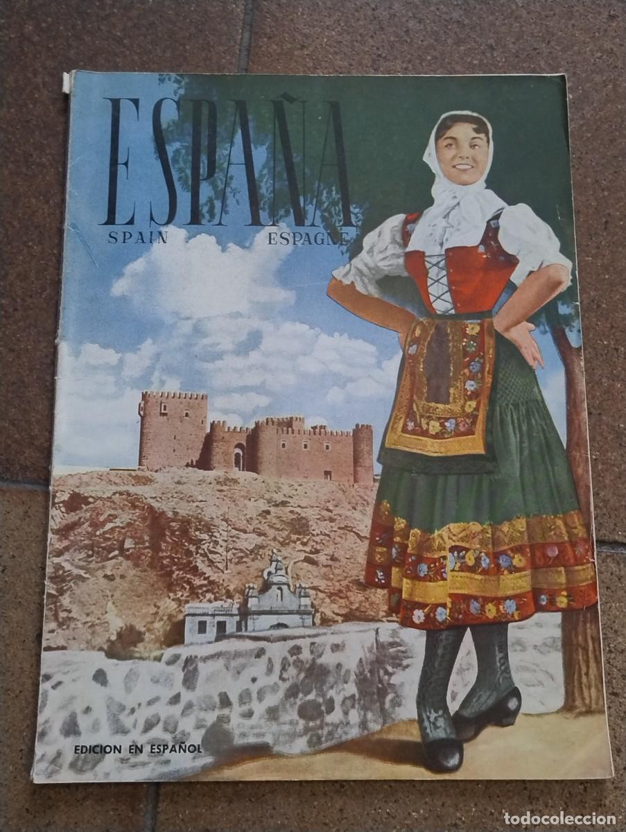 Coleccionismo de revista Temas Espa&ntilde;oles: Revista tur&iacute;stica ESPA&Ntilde;A A&Ntilde;O VII NUM 24 dedicada a Toledo. Misterios, leyendas, etc. Publicidad