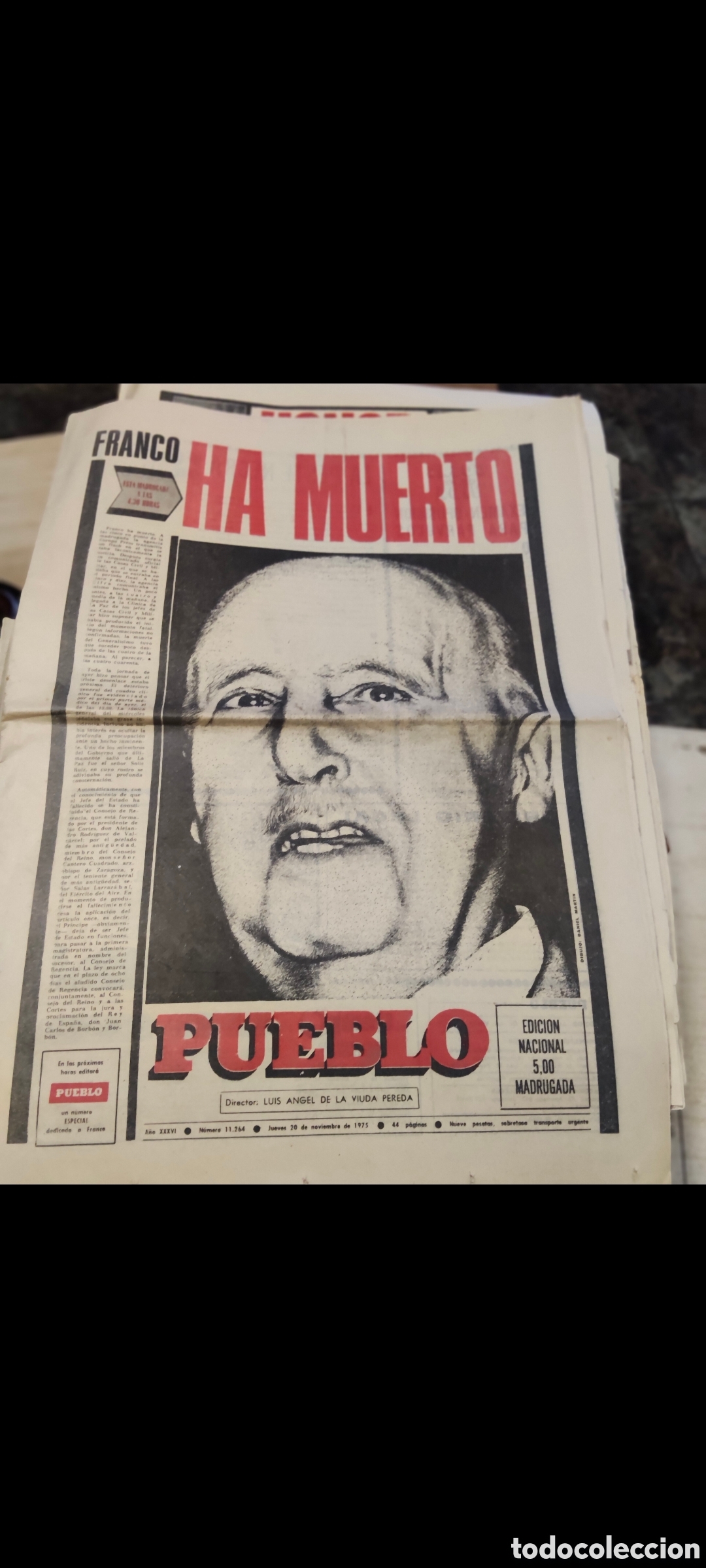 Coleccionismo de revista Temas Espa&ntilde;oles: Colecci&oacute;n de 32 periodicos de 1975