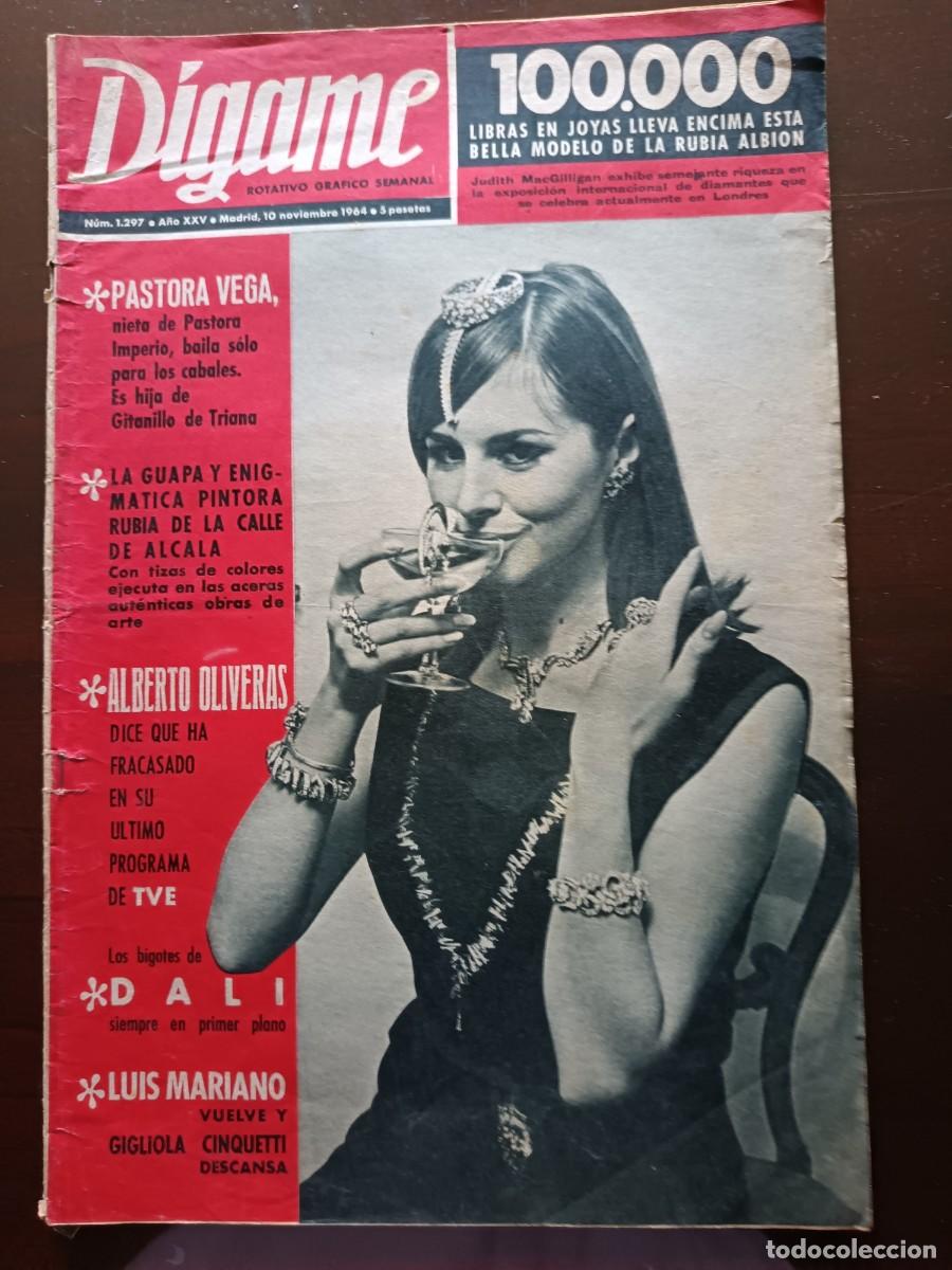 Coleccionismo de revista Temas Espa&ntilde;oles: D&Iacute;GAME - N&Uacute;MERO 1297 - 1964