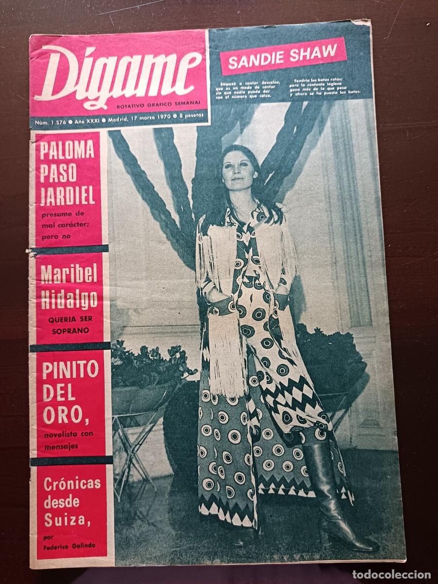 Coleccionismo de revista Temas Espa&ntilde;oles: D&Iacute;GAME - N&Uacute;MERO 1576 - 1970