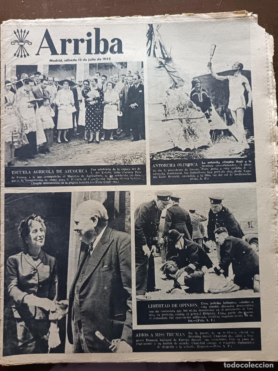 Coleccionismo de revista Temas Espa&ntilde;oles: ARRIBA- II &Eacute;POCA- 6137 - 1952