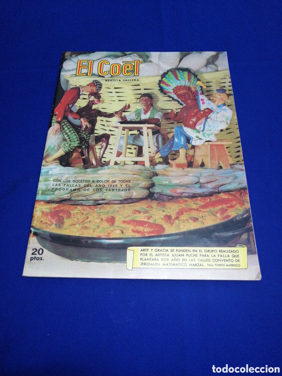 Coleccionismo de revista Temas Espa&ntilde;oles: EL COET REVISTA FALLERA A&Ntilde;O 1968