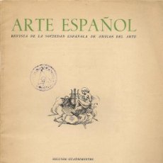 Coleccionismo de Revista Tiempo: REVISTA ARTE ESPAÑOL - 1959 * SOROLLA * GLORIA MERINO * ESQUIVEL *
