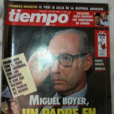 Coleccionismo de Revista Tiempo: REVISTA TIEMPO Nº 364-24/04/ 1989 MIGUEL BOYER PADRE EN APUROS-HABLA KHASHOGGI-ETA TIENE MISILES. Lote 30156495
