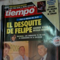 Coleccionismo de Revista Tiempo: REVISTA TIEMPO Nº 527 08/06/1992 EL DESQUITE DE FELIPE-DRAMAS FIN DE SEMANA-DENUNCIA JUEZ FALCONE. Lote 30156529