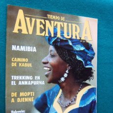 Coleccionismo de Revista Tiempo: TIEMPO DE AVENTURA-REVISTA DE VIAJES Nº 16-NAMIBIA KABUL TREKKING ANNAPURNA VALENCIA-CHULILLA-1993.. Lote 32996518