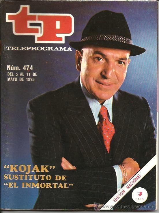 Coleccionismo de revista Tiempo: TP TELEPROGRAMA NUM. 474 : TELLY SAVALAS - Foto 1